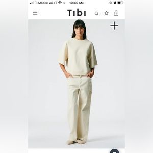 Tibi twill carpenter jeans BNWT
